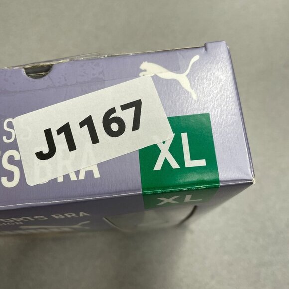 NEW Puma Women's XL 2-Pack Seamless Sports Bra White Purple - Picture 10 of 10